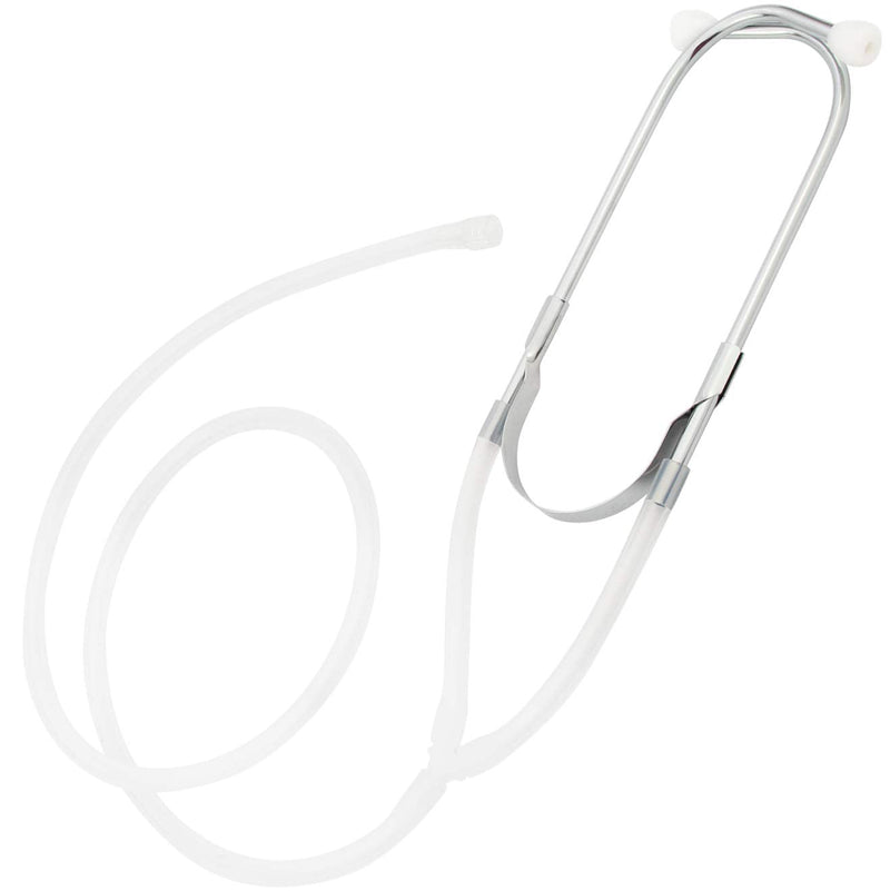 [Australia - AusPower] - Earscope - In-Ear Stethoscope Ozone Insufflator with Medical Silicone Tube, Soft Ear Plugs, Male Luer Lock 