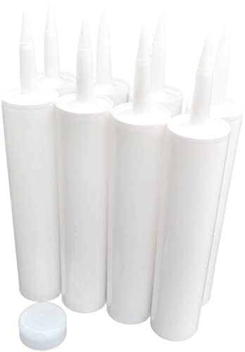 Empty fillable Tube A New plastic caulk tube, 300 ml standard 10 oz size for adhesive caulk