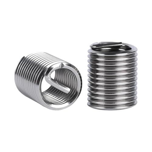XunLiu 20-piece 7/16-14 UNC 3D helical wire thread inserts in 304 stainless steel