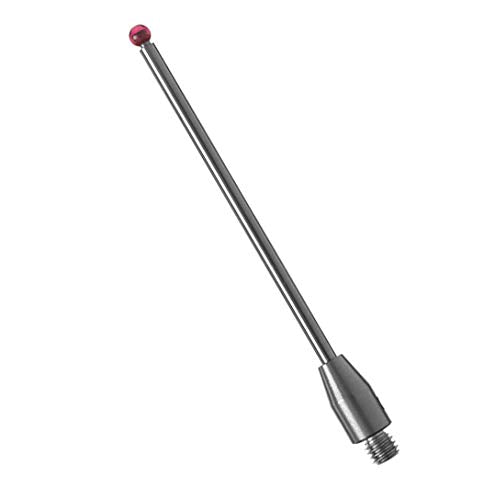 [Australia - AusPower] - CMM Touch Probe Stylus M3 Thread Shank 2mm Diameter Ruby Ball Tip 40mm Length A-5003-0053 