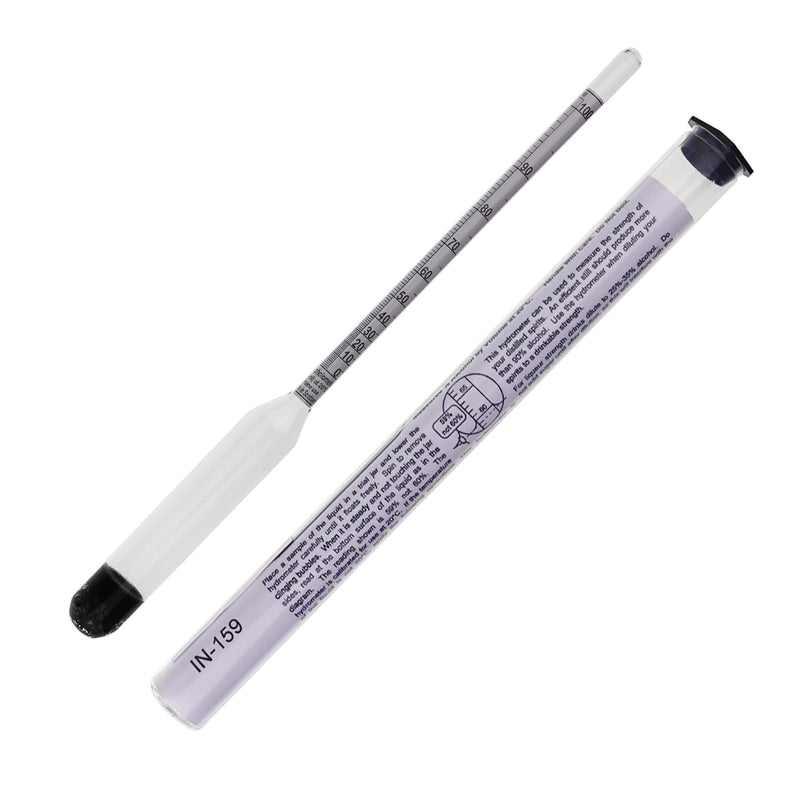 [Australia - AusPower] - Alcohol Meter Spirit Meter 0-100% Measures Alcohol in Distilled Spirit 23cm 