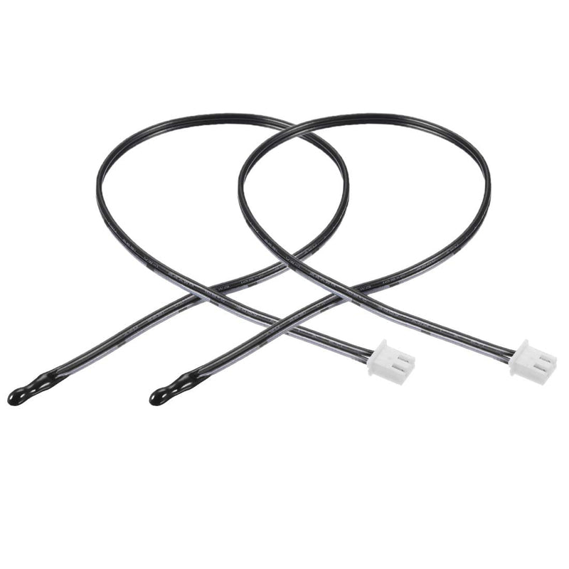 [Australia - AusPower] - uxcell 2 Pcs 10K NTC Thermistor Probe 15.7 Inch Epoxy Sensitive Temperature Temp Sensor for Air Conditioner 