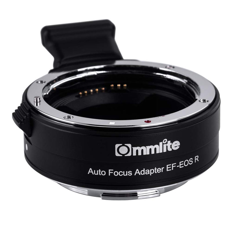 [Australia - AusPower] - Commlite CM-EF-EOS R Lens Adapter, Electronic Auto-Focus EF to R Mount Adapter for Canon EF/EF-S Lens to EOS R, EOS RP, EOS R6, EOS R5 Series Mirrorless Cameras EF-EOS R 