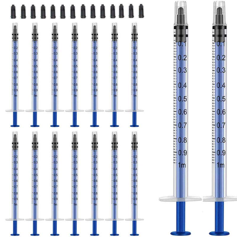[Australia - AusPower] - 100Pack 1ml Syringes With Caps 