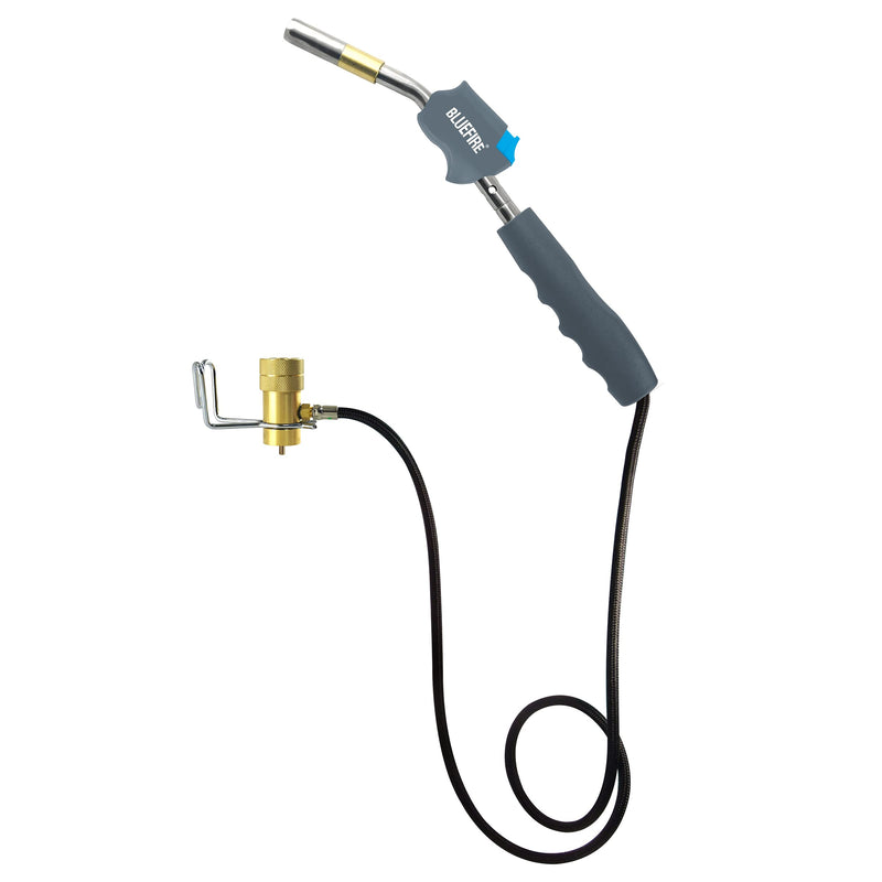 BLUEFIRE HZ-8388B Self Igniting 3' Hose Gas Welding Torch, Swirl Flame, Fuel by MAPP/MAP Pro/Propane (Torch) Hosed Torch Only