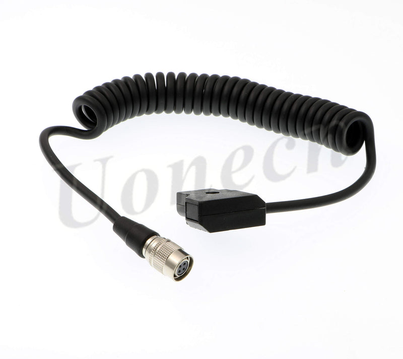 [Australia - AusPower] - Uonecn Power Spring Cable for SmallHD AC7 OLED DP7 Monitor Hirose 4 Pin Female to D-tap 
