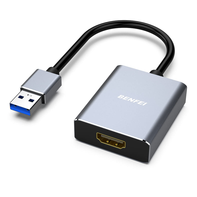 [Australia - AusPower] - BENFEI USB 3.0 to HDMI Adapter, USB 3.0 to HDMI Male to Female Adapter 