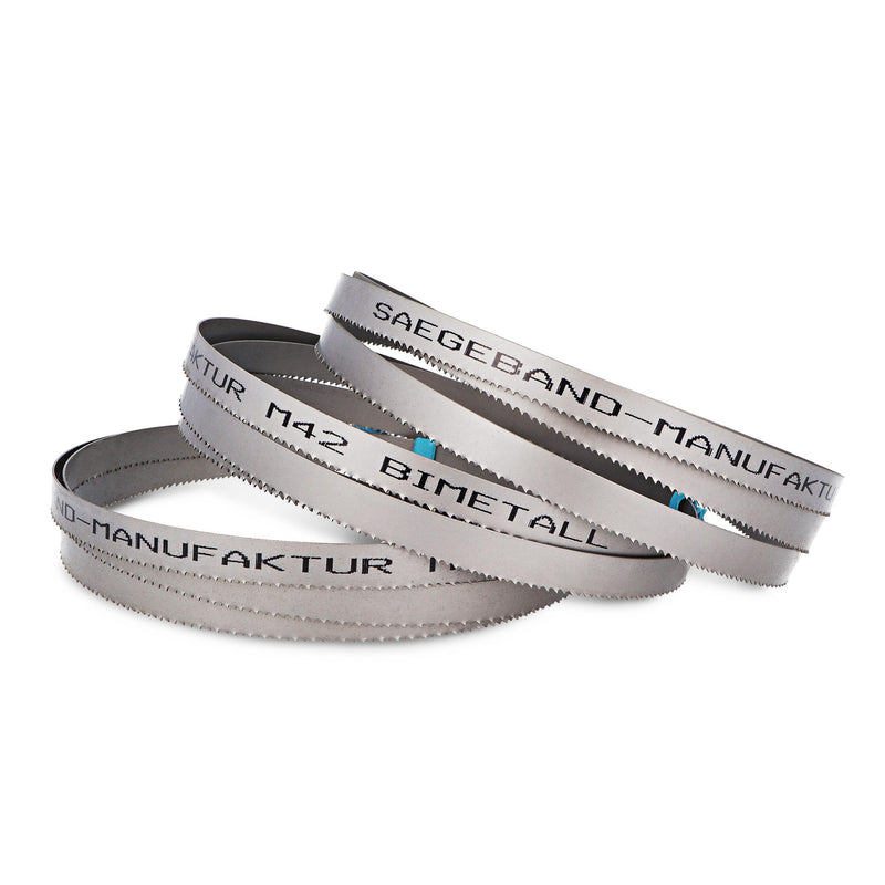 Pack of 3 Premium M42 HSS Bi-Metal Saw Bands, 1140 x 13 x 0.65 mm with 10/14 TPZ, Bandsaw Blade, Saw Blade for Metal, Steel, Aluminum, Non-ferrous Metals Light Metal Alloys 1140x13x0.65mm 10/14 TPI
