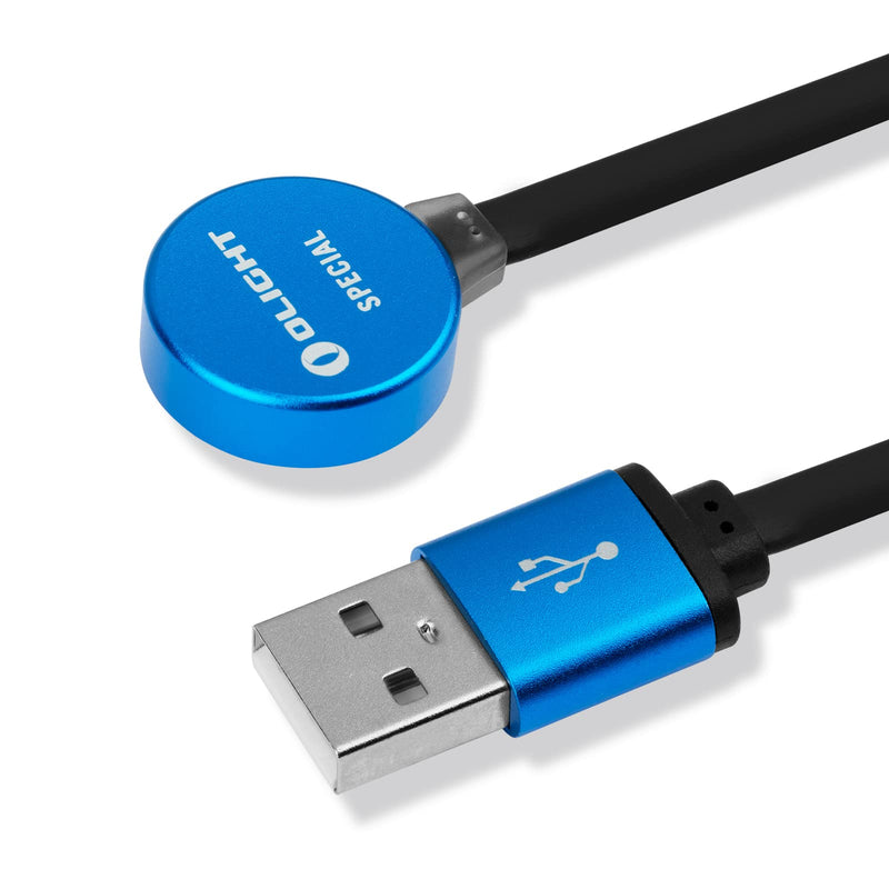 [Australia - AusPower] - OLIGHT MCC Special Magnetic Charging Cable ONLY for PL-Mini 2, Baldr Mini, Baldr S, Baldr S BL, Baldr RL Mini and PL Mini, Using in The Car, or with a Power Bank and Solar Charger 