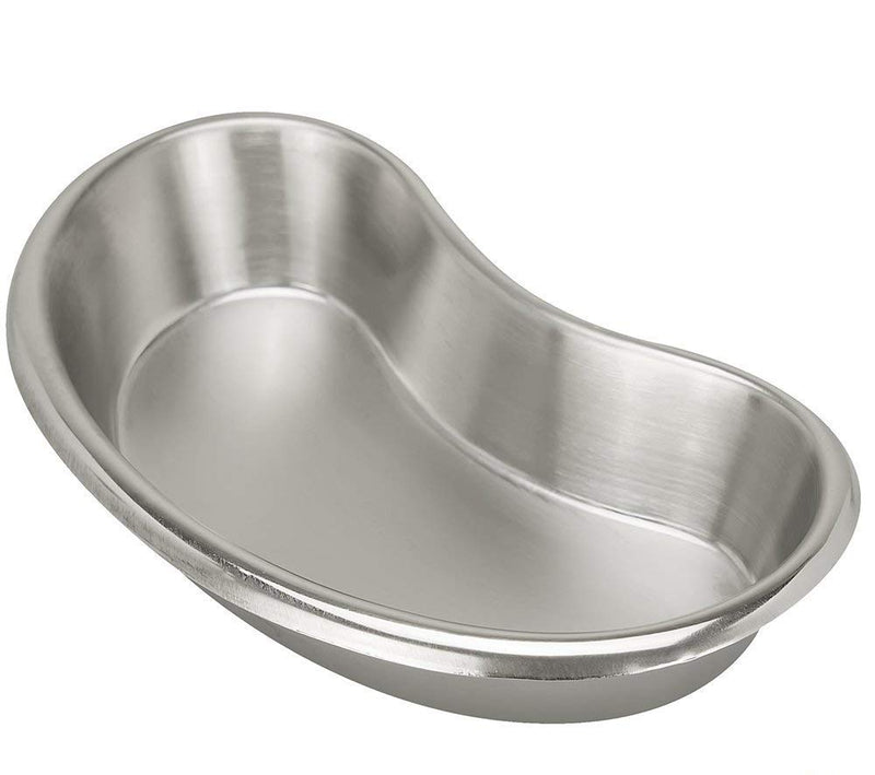 [Australia - AusPower] - Stainless Steel Medium Kidney Tray 8" inch Basin Finest Emesis Bowl SS 304 Round Edges Surgical Utility 500 cc 