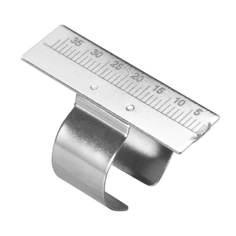 [Australia - AusPower] - Stainless Steel Gauge Finger Ruler Span Measure Scale Oral Dental Ring 