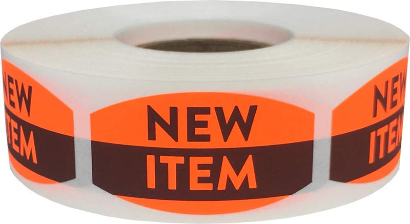 New Item Grocery Store Food Labels .75 x 1.375 Inch 500 Total Adhesive Stickers 0.75 x 1.375"