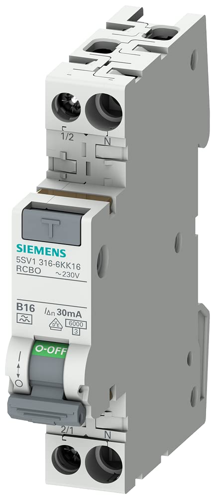 Siemens FI/LS compact 6kA type A 30mA B16 230 volts