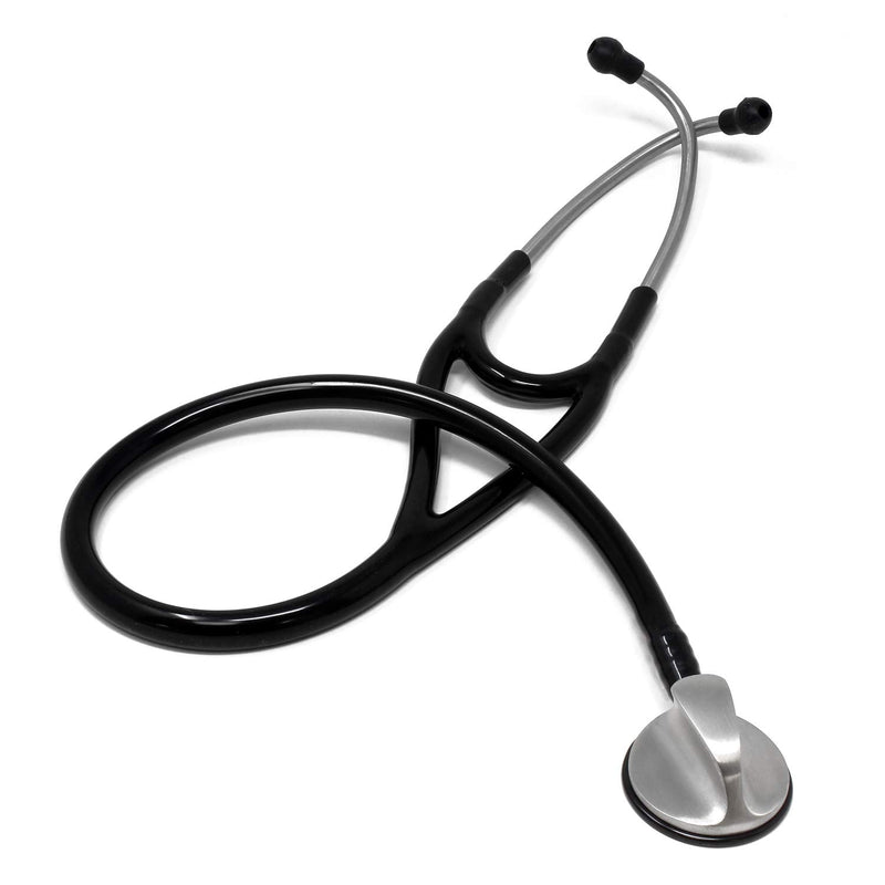 [Australia - AusPower] - EverOne Professional Style Cardiology Stethoscope, Black, 27 Inch 