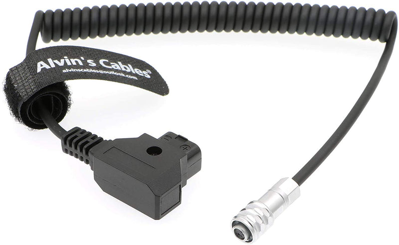 [Australia - AusPower] - Alvin's Cables BMPCC 4K 6K to D Tap Power Cable for Blackmagic Pocket Cinema Camera 4K| 6K Weipu 2 Pin Female to P Tap Coiled Cable 