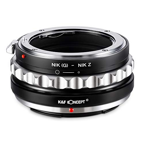 K&F Concept Lens Mount Adapter Compatible with G AF-S Mount Lens to Nikon Z6 Z7 Camera