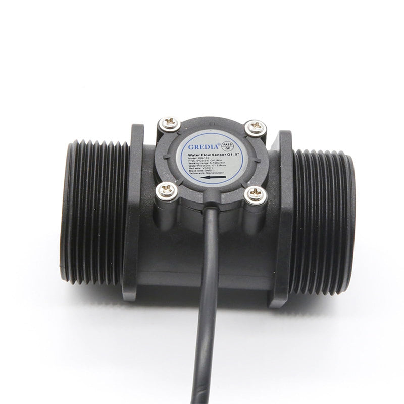G1-1/2" 1.5" Water Flow Sensor Food-Grade Switch Hall Effect Flowmeter Fluid Meter Counter 5-150L/min G1-1/2" male thread