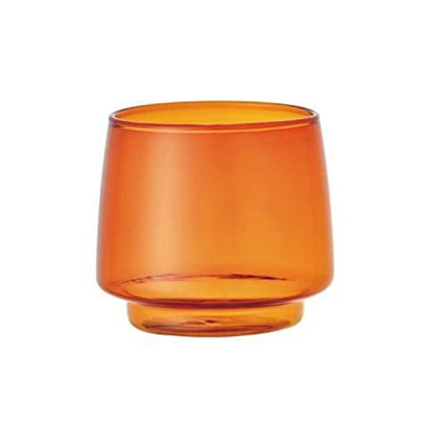 KINTO SEPIA 21746 Tumbler, 9.1 fl oz (270 ml), Amber, Heat Resistant Glass, Microwave and Dishwasher Safe 270 Milliliters