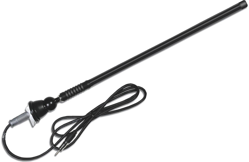 Dual Electronics MANT16B Durable Mast Long Range Marine Antenna Black, 16-Inch