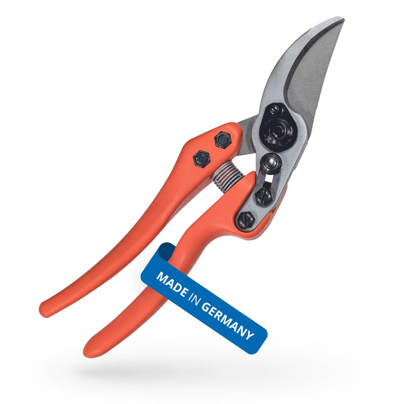 Original LÖWE Profi Bypass Pruner Garden Tools 11.107 | Light & Sharp Tree Pruner | Use As Garden Shears, Handheld, Pruning Shears for Gardening | For flowers, twigs & fruit trees | Made in Germany Ergonomic handle