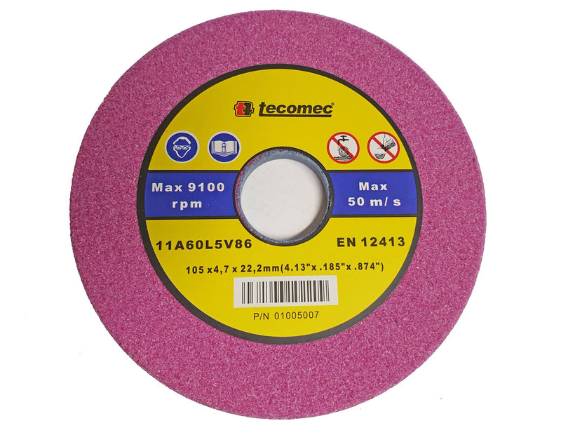 [Australia - AusPower] - Tecomec 01005007 5-3/4" Grinding Wheel, Pink 