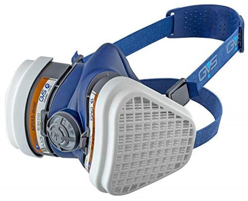 GVS SPR499 Elipse Maintenance-free Mask with FFA2P3 Filter Against Organic Gases and Vapors up to 5000 ppm and Dust, M/L