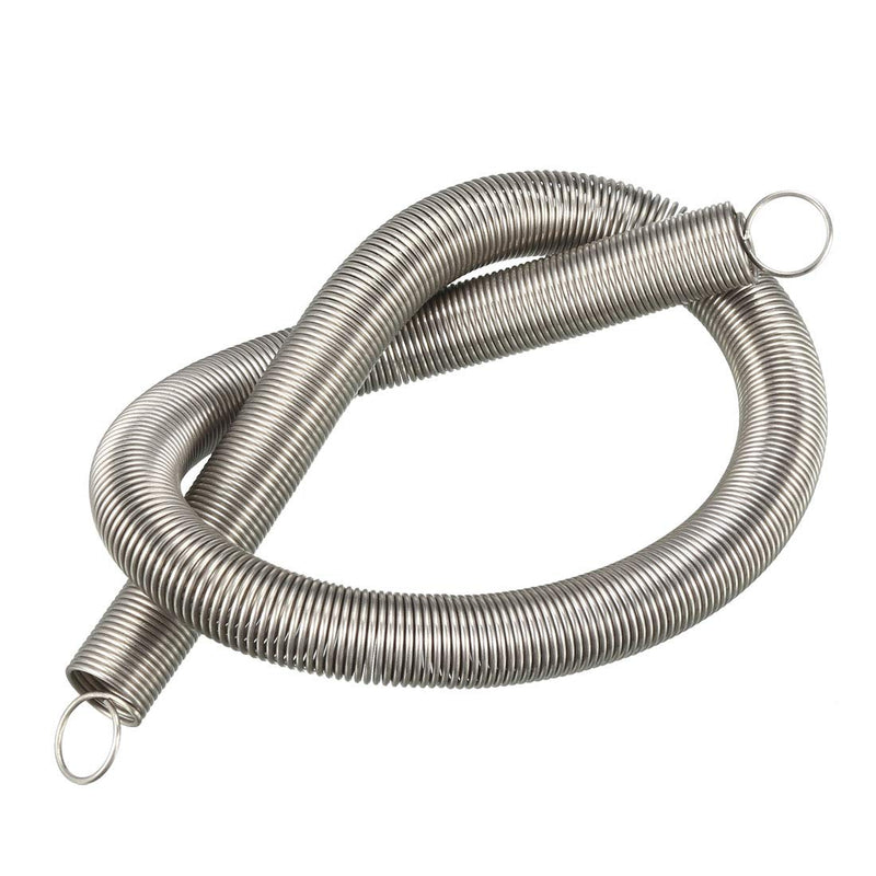 [Australia - AusPower] - uxcell Extended Tension Spring Wire Diameter 0.031" , OD 0.39" , Free Length 11.81" Stainless Steel Small Dual Hook Tension Spring for Machinery Construction Industrial 0.031"x0.39"x11.81" 