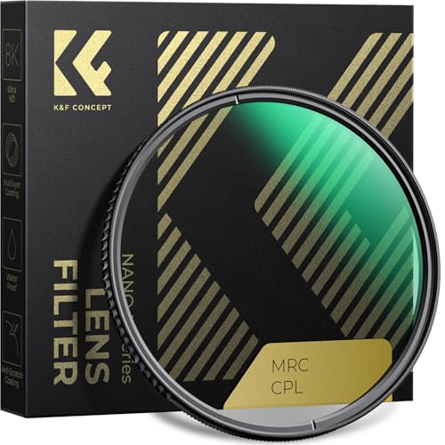 K&F CONCEPT 49mm Circular Polarizer Lens Filter with 28 Multi-Layer Coated