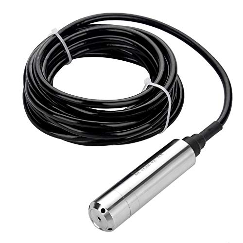 [Australia - AusPower] - DC 24V 4-20mA Throw-in Type Liquid Water Level Sensor Transmitter For Detecting 0-5m Range Depth 