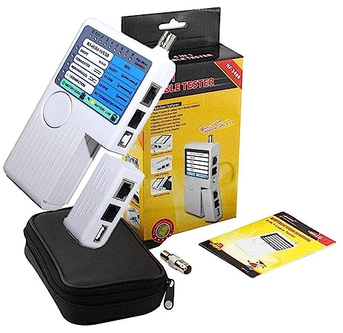 iMBAPrice NF-3468 4-in-1 Network Cable Tester 1-Pack USB/BNC/RJ45/RJ11 Cable Tester