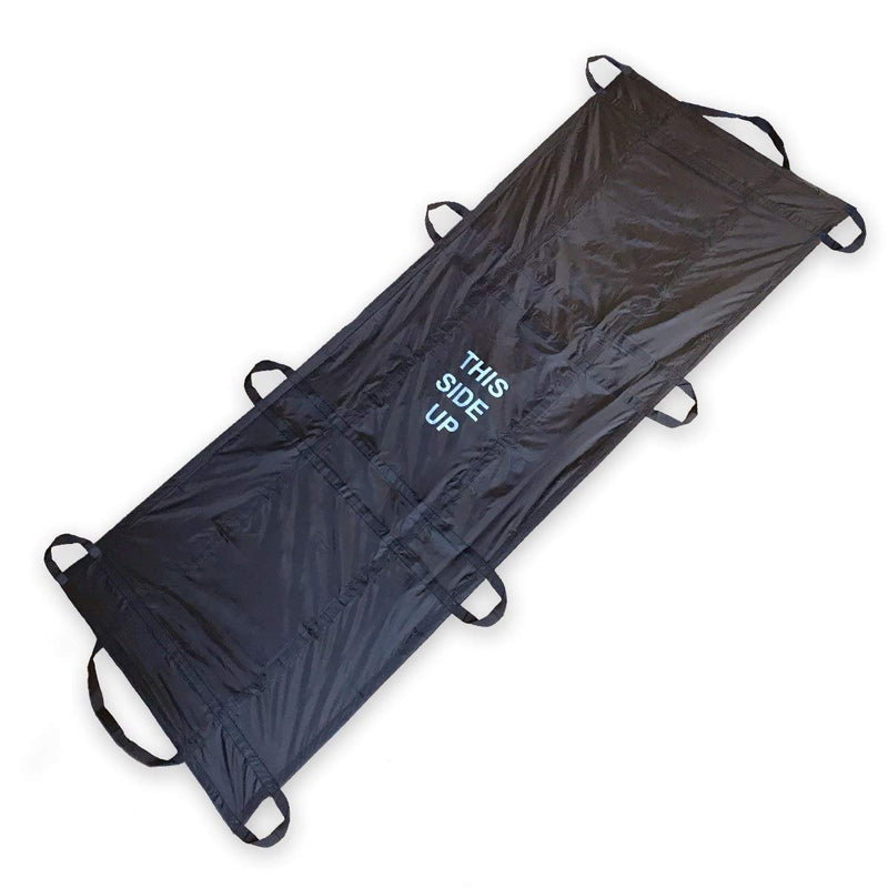 [Australia - AusPower] - Rescue Essentials Quiklitter Lite, Black Nylon Handles, Nylon Fabric, 750 Lb Rated for Patient Transport and casualty Evacuation, Vacuum Sealed for Small Cube Space 