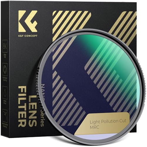 K&F CONCEPT 77mm Clear Natural Night Filter Pollution Reduction