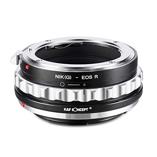 K&F Concept Lens Mount Adapter for Nikon (G Lens to Canon EOS R Camera Body