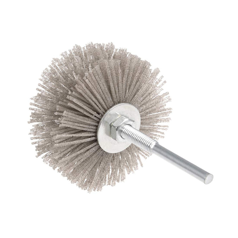 [Australia - AusPower] - uxcell Nylon Wheel Brush 120 Grits Abrasive Grinding Head with 6mm Threaded Shank 120 Grit 