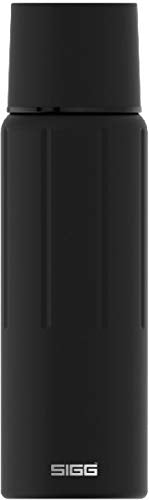 SIGG - Gemstone IBT - Stainless Steel - Double Wall Water Bottle - With Cup - Swiss Design Thermo Flask 17/25 / 34 Oz 37.2 Ounces Obsidian