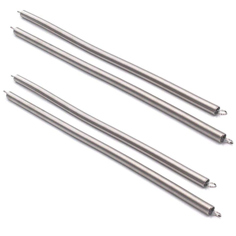[Australia - AusPower] - 4Pcs Zinc Plated Steel Wire Extension Spring 20 Inch 