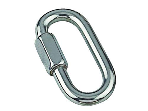 [Australia - AusPower] - MarineNow Stainless Steel 316 Quick Link Chain Connector Marine Grade 06mm (1/4") 01-Pack 