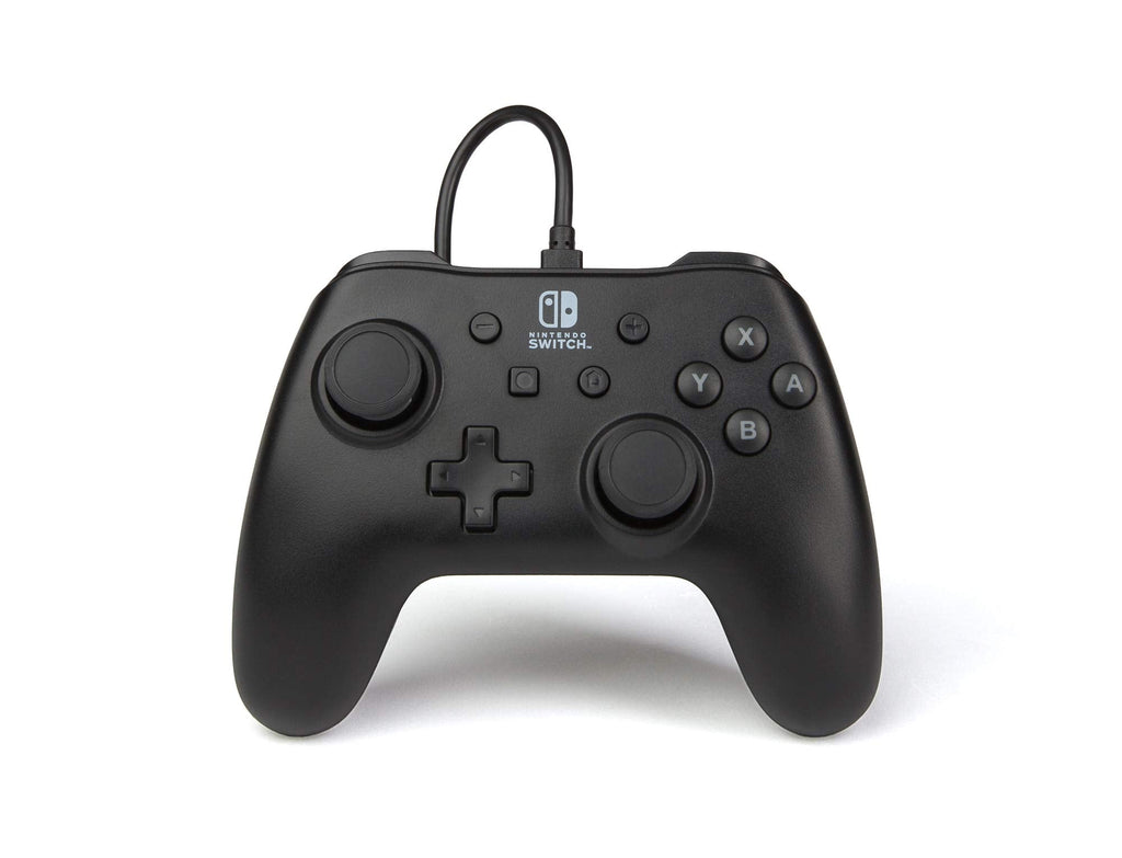 [Australia - AusPower] - PowerA Nintendo Switch Wired Controller - Black, Detachable 10ft USB Cable, No Battery Required, Officially Licensed By Nintendo 