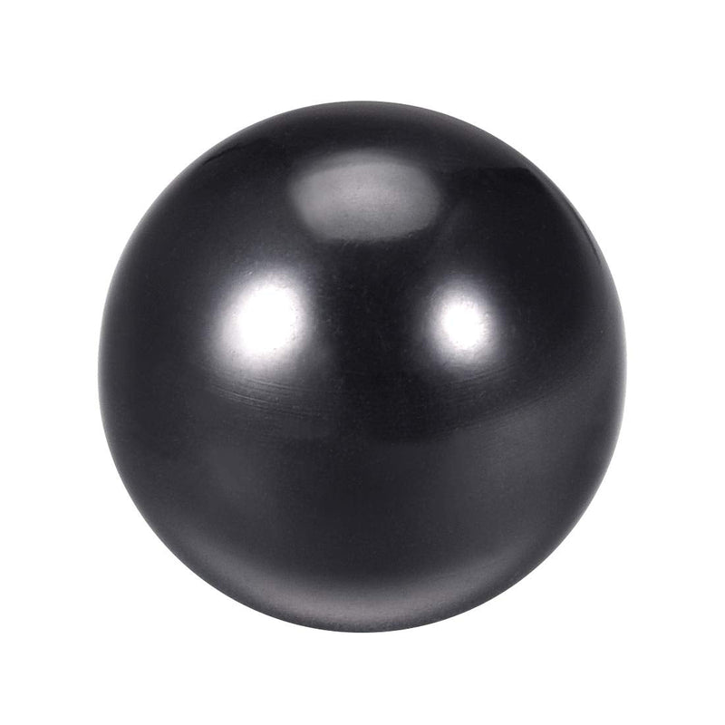 [Australia - AusPower] - uxcell Thermoset Ball Knob M12 Female Threaded Machine Handle 40mm Diameter Smooth Rim Black 