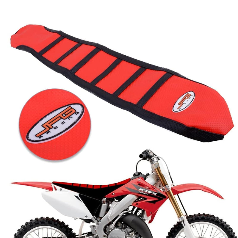 [Australia - AusPower] - AnXin Motorcycle Seat Cover Gripper Soft Rubber for CRF250R 2004-2009 CRF450R 2003-2008 CRF250X CRF450X All Years Dirt Bike Red 
