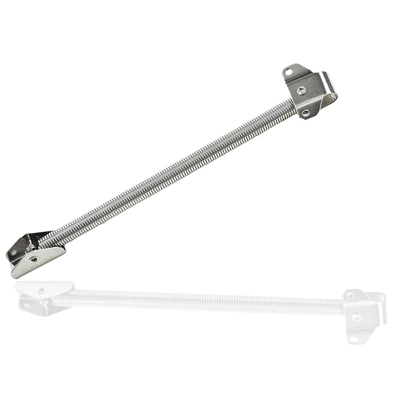 MARINE CITY Stainless Steel Strong & Sturdy Gloss Polished Finish Hatch Spring Adjuster with U-Bolt and L-Shape Plate for Lighter Door Cabinet Doors Window Hatches 8-7/16 Inch