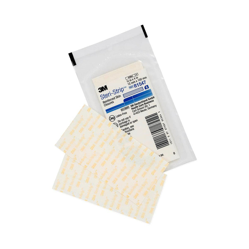 [Australia - AusPower] - 3M Steri-Strip Reinforced Skin Closures - 1/2" x 4" - 20 Pack of 6 Strip Envelope (120 Strips) 