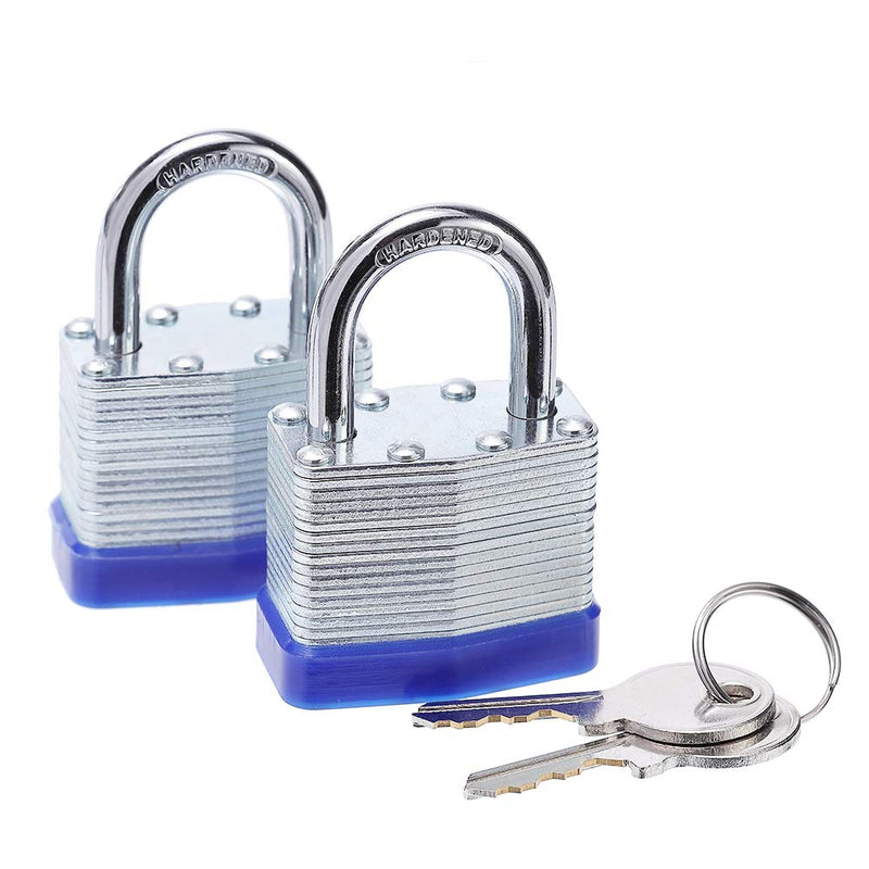 [Australia - AusPower] - Laminated Steel Key Lock, 1-9/16 in. Wide Body, 2 Padlocks Keyed Alike 1-9/16 in. 2 Pack 