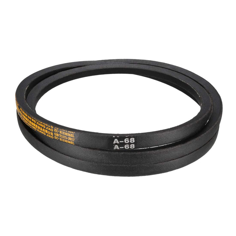 [Australia - AusPower] - uxcell A68 Drive V-Belts 68" Inner Length 13mm Width 8mm Thick JIS Standard A-Section Rubber Drive Industrial Transmission Belt 68" 