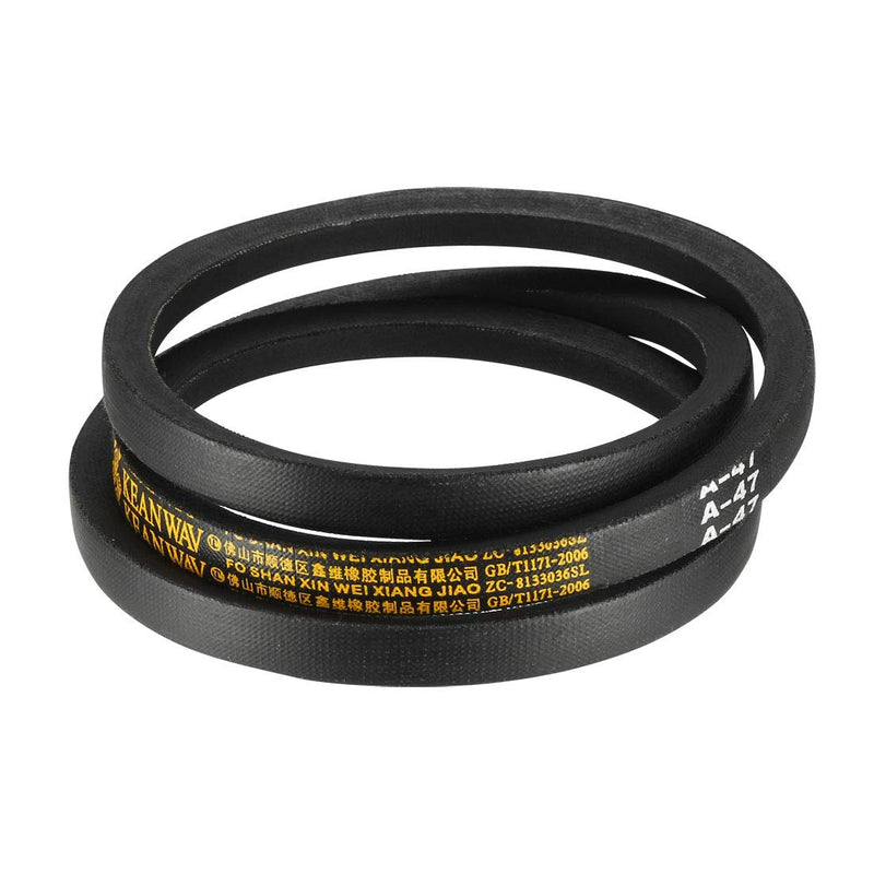[Australia - AusPower] - uxcell A47 Drive V-Belts 47" Inner Length 13mm Width 8mm Thick JIS Standard A-Section Rubber Drive Transmission Belt 47" 