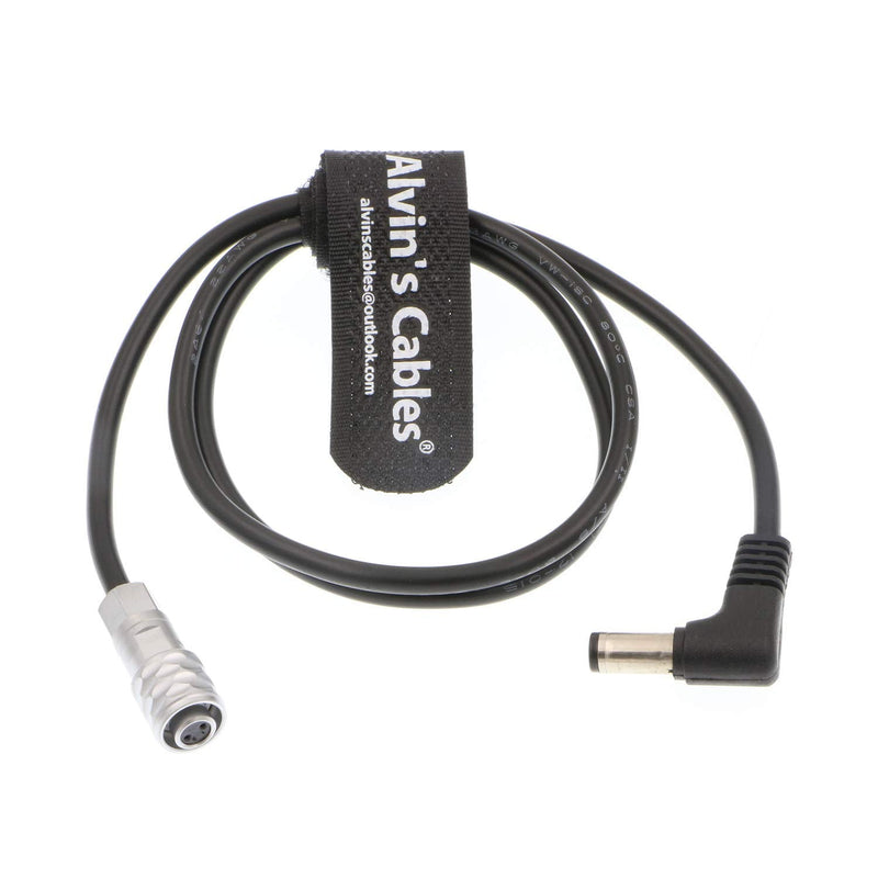 [Australia - AusPower] - Alvin's Cables Power Cable for BMPCC 4K Blackmagic Pocket Cinema Camera 4K DC to 2 Pin 60cm|24inches Right Angle DC 