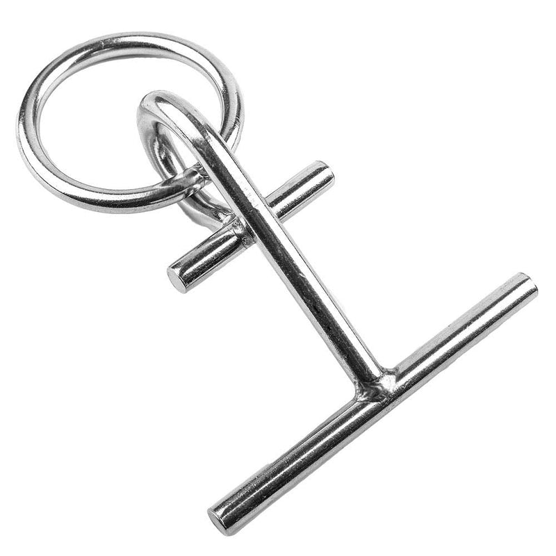Portable Dock Cleat Heavy Duty Stainless Steel for Main Cleat, Spring Lines, Personal Water Craft, Fenders & Bumpers. Movable Cleat, Quick, Instant, Transportable, Adjustable. O-Ring