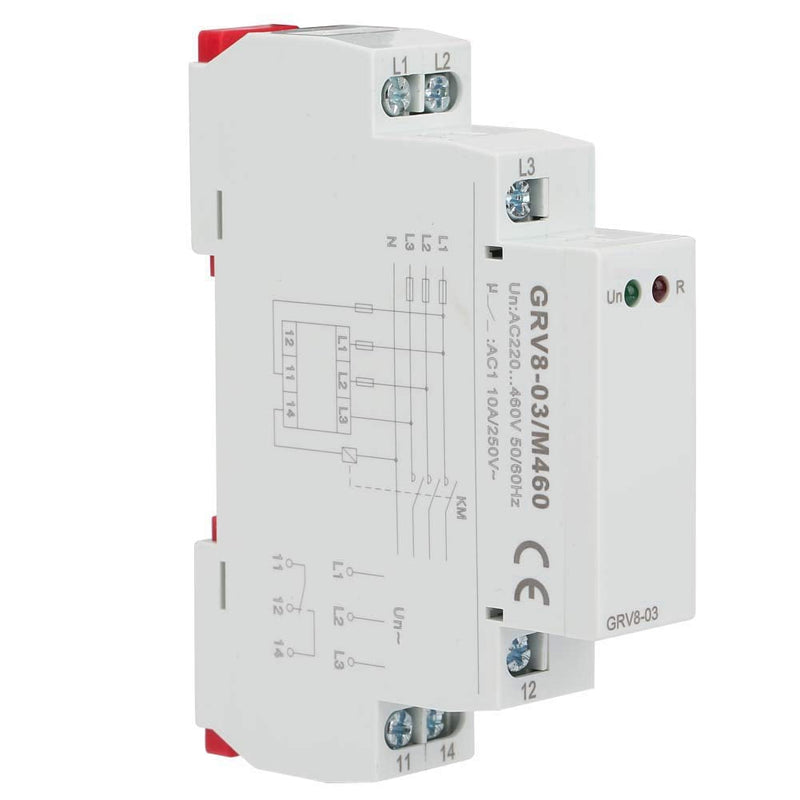 GRV8-03 Three-Phase Voltage Monitoring Relay Phase Sequence And Phase-Off Relay