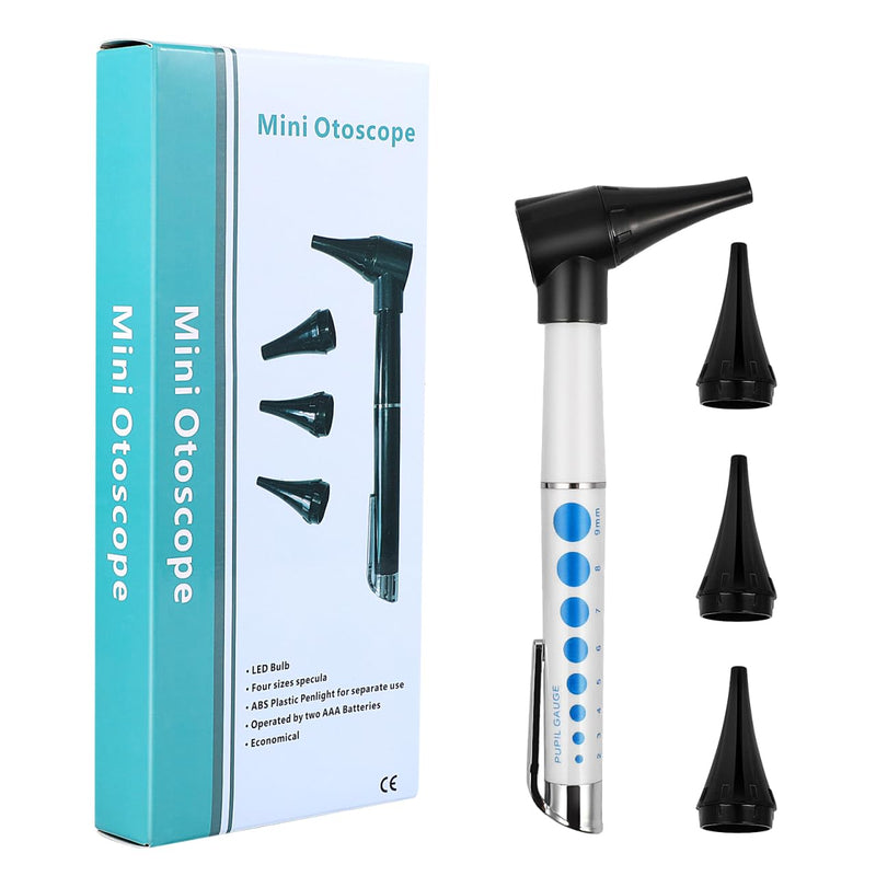 Healifty LED Ear Diagnostic Otoscope Ear Care Magnifier Penlight Torch Ear Care Set without Battery