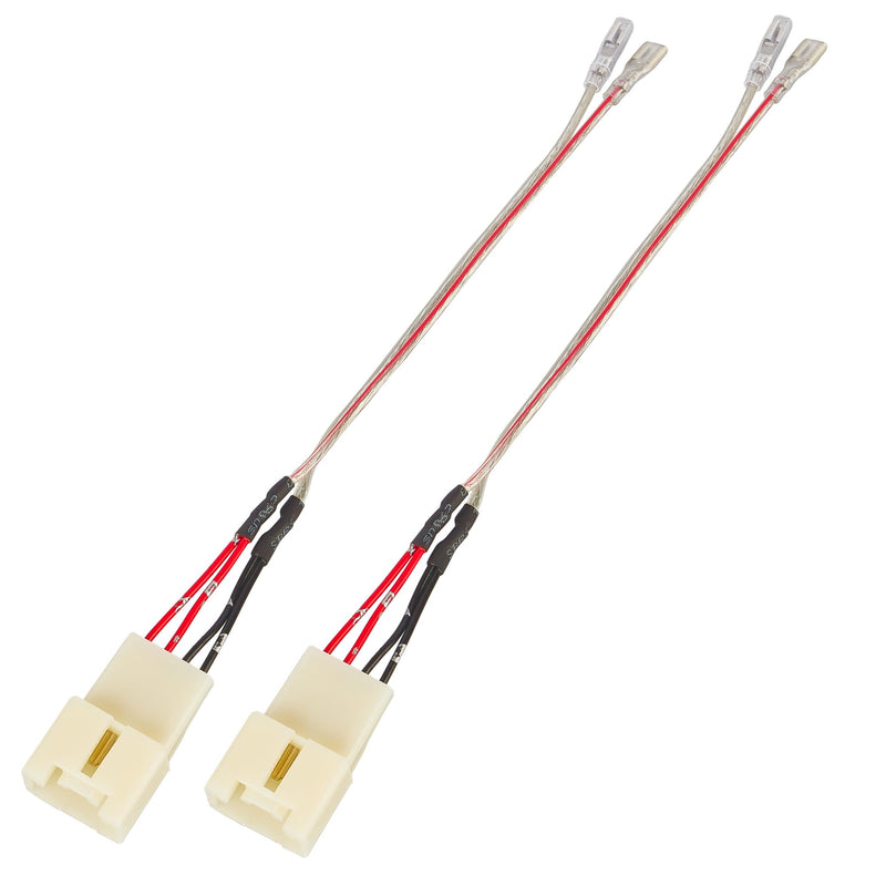 [Australia - AusPower] - RED WOLF Car Door Speaker Wiring Harness Connector for 2011-2021 Ford F150 Escape Focus Bronco Mustang Mazda 2 6 CX5 Replace Aftermarket Speaker Wire Cable Plug, 2 PCS 2PCS 